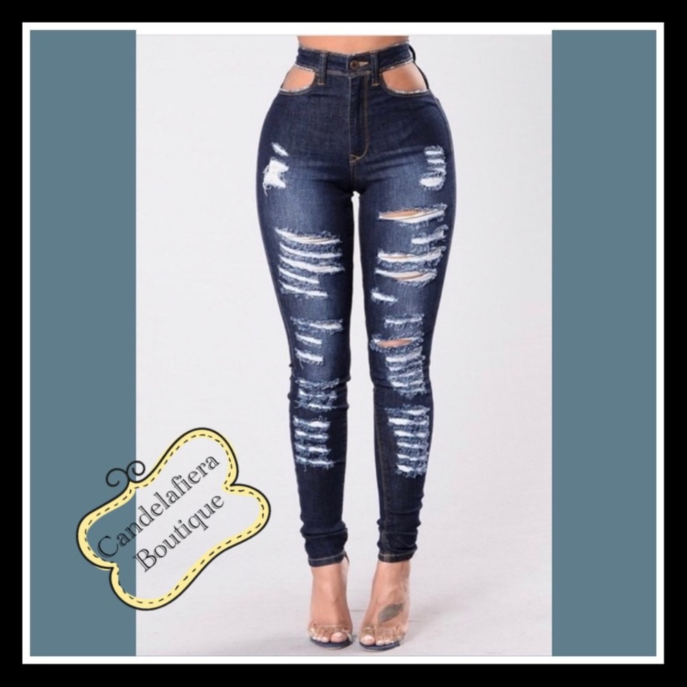 High Waist Skinny Jeans